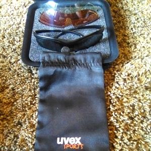 Kids Uvex cycling glasses